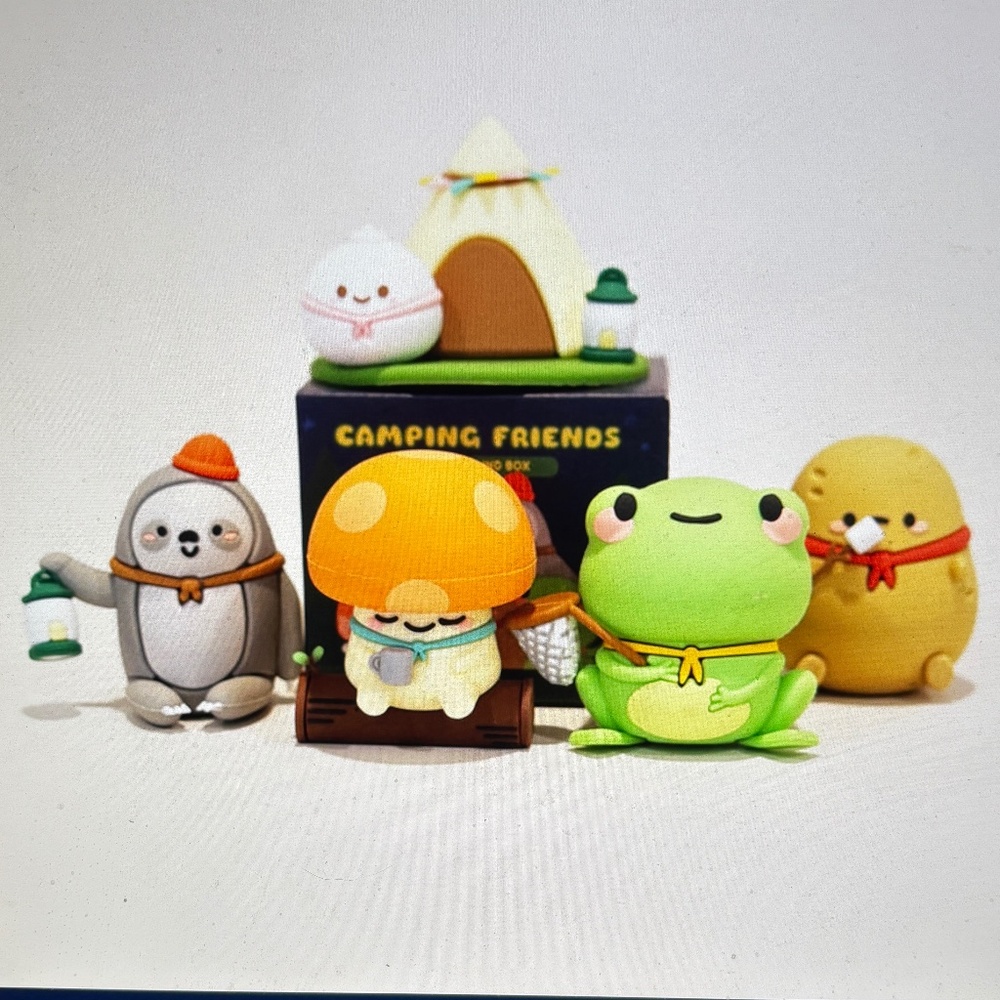 Smoke Camping Friends - Kai Mushroom